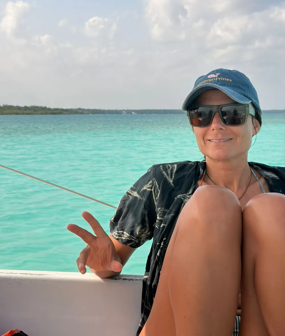 Captain Guadalupe on board in San Blas