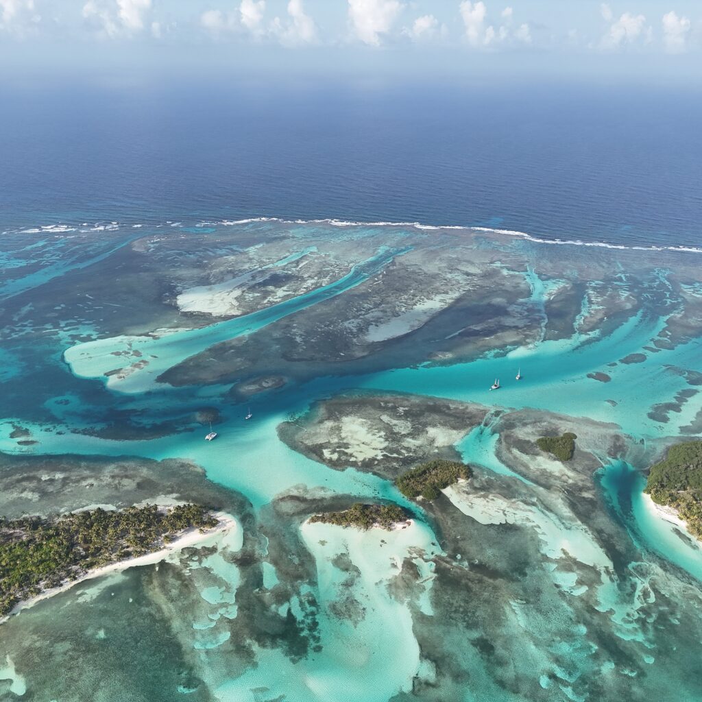 Breathtaking view of San Blas paradise