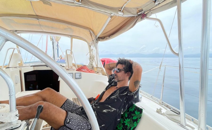 Luxury sailing boat Lady Lou in San Blas